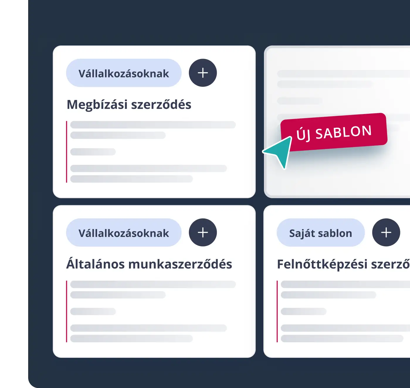 Save your own templates with ease
